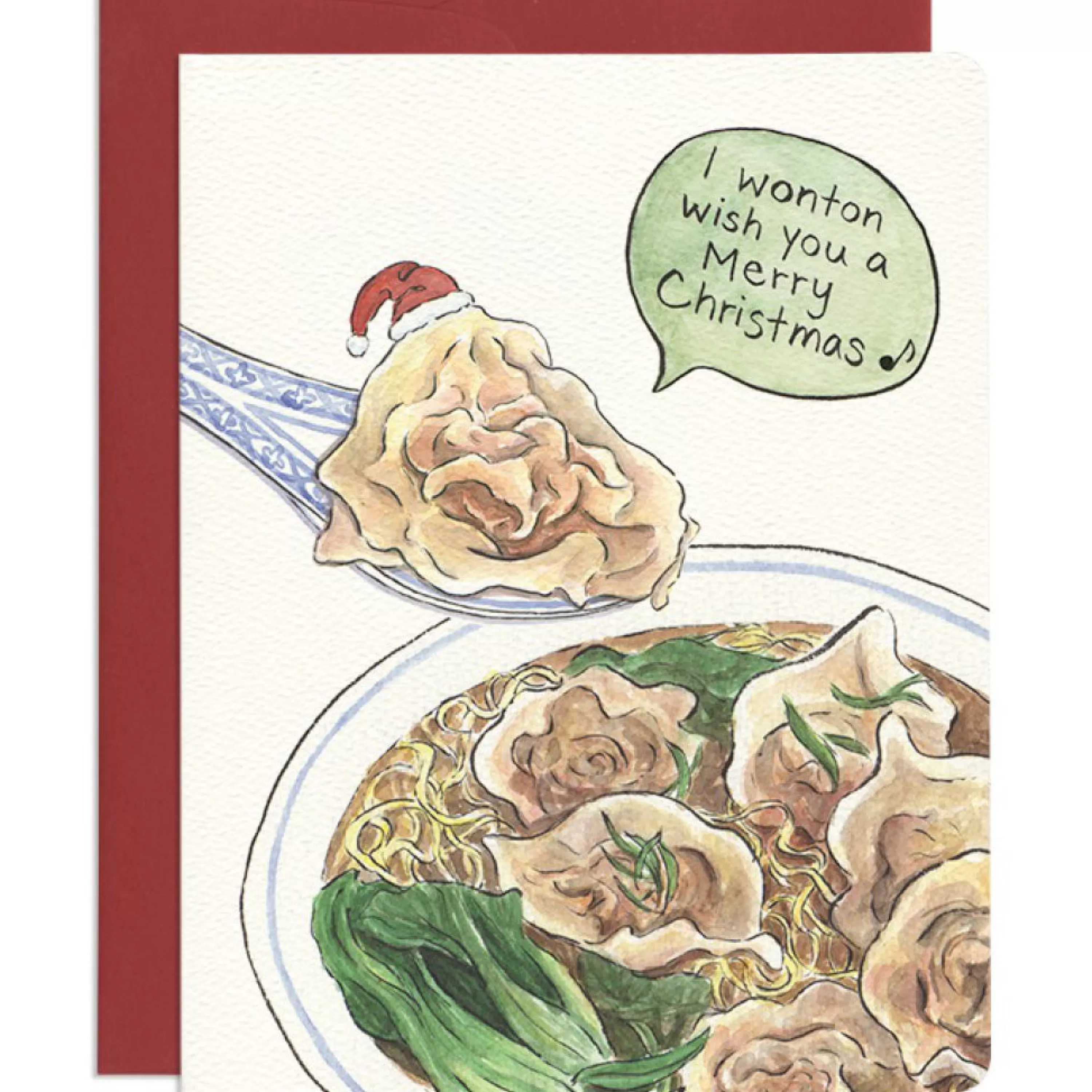 Gotamago Wonton Christmas Card