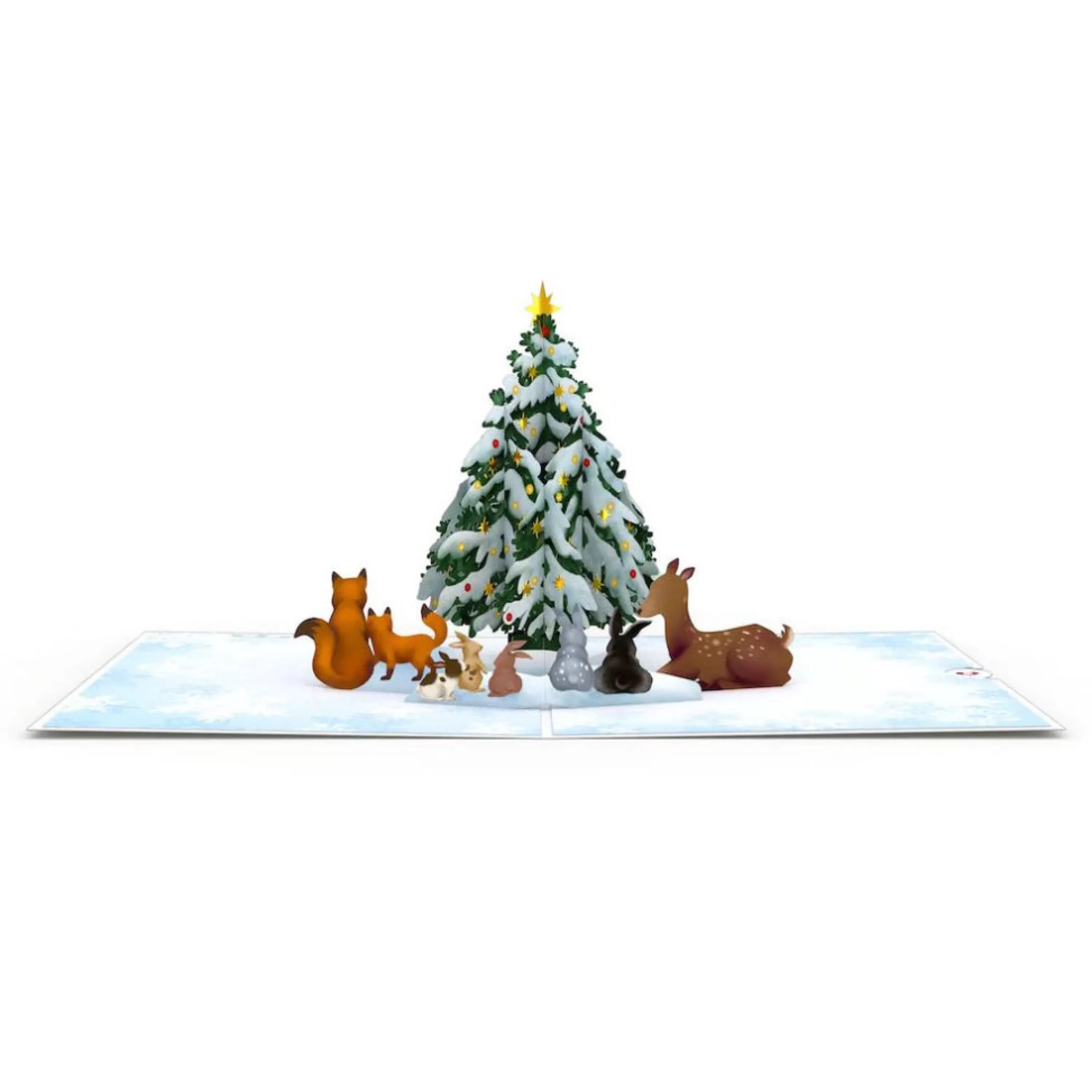 Lovepop Woodland White Christmas 3D Pop-Up Card