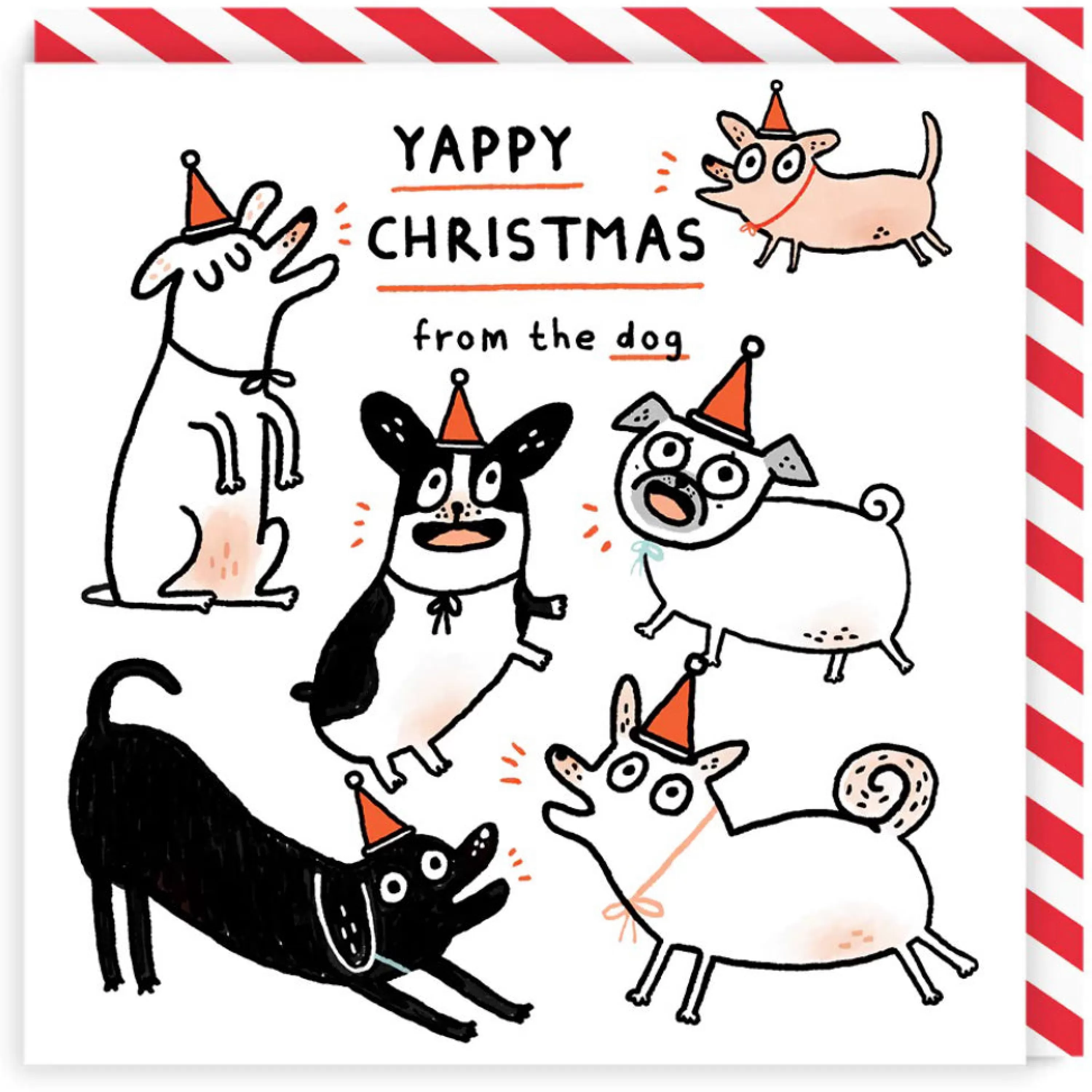 Ohh Deer Yappy Christmas From The Dog Card