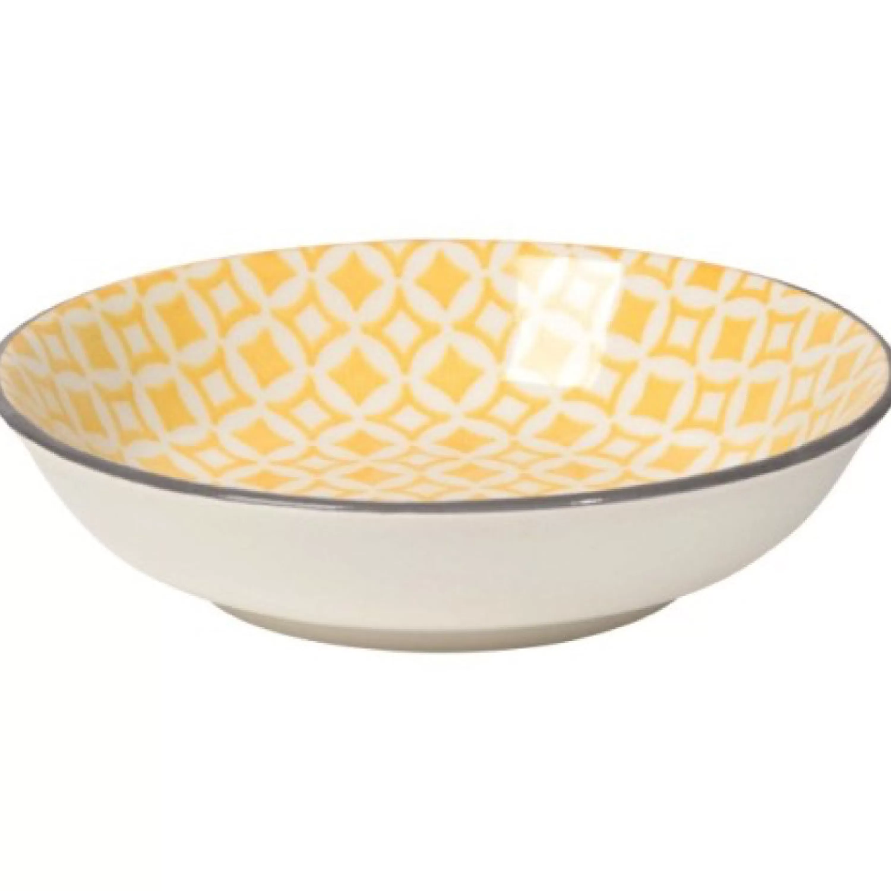 Cheap Danica Yellow Diamonds Dip Bowl