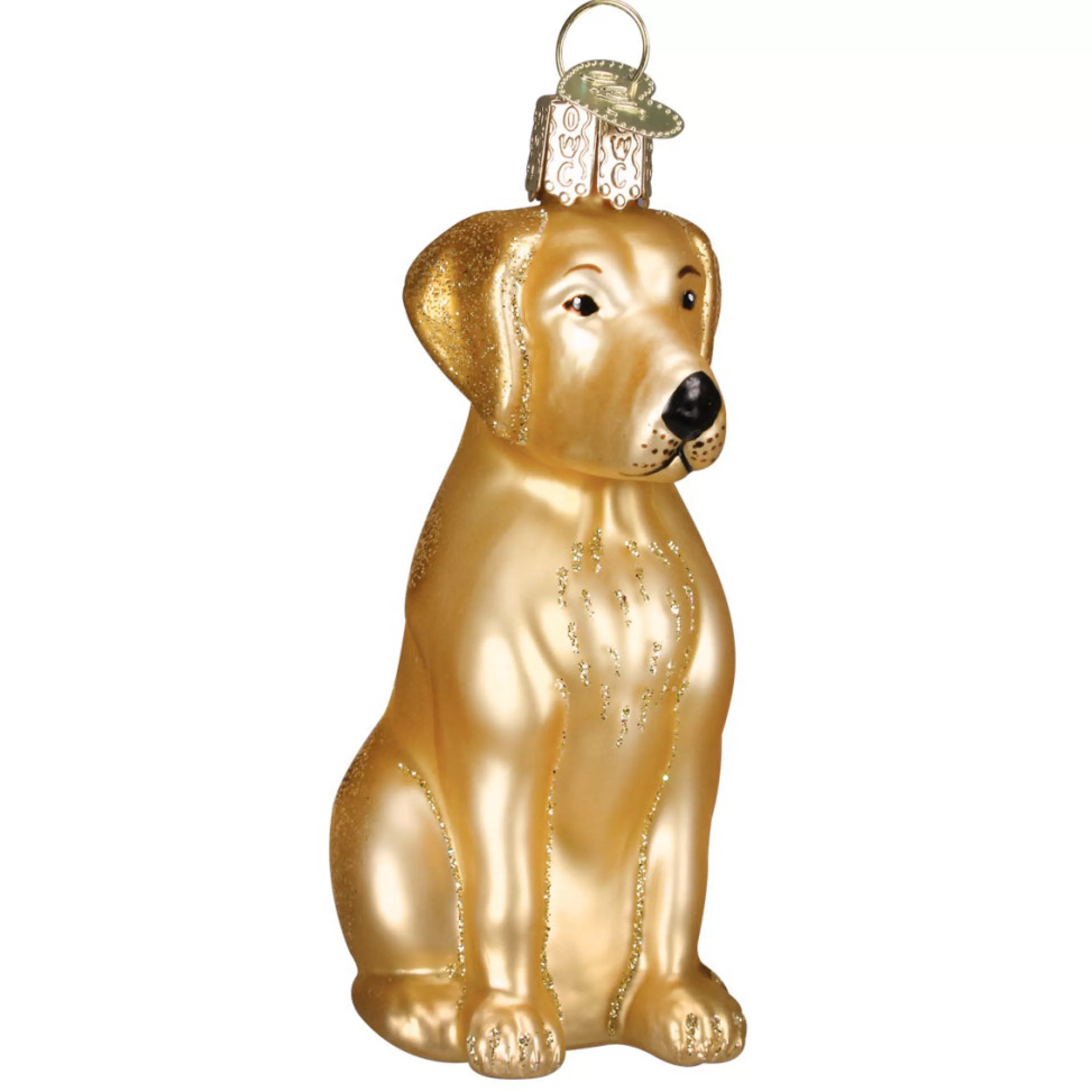 Old World Christmas Yellow Labrador Dog Ornament