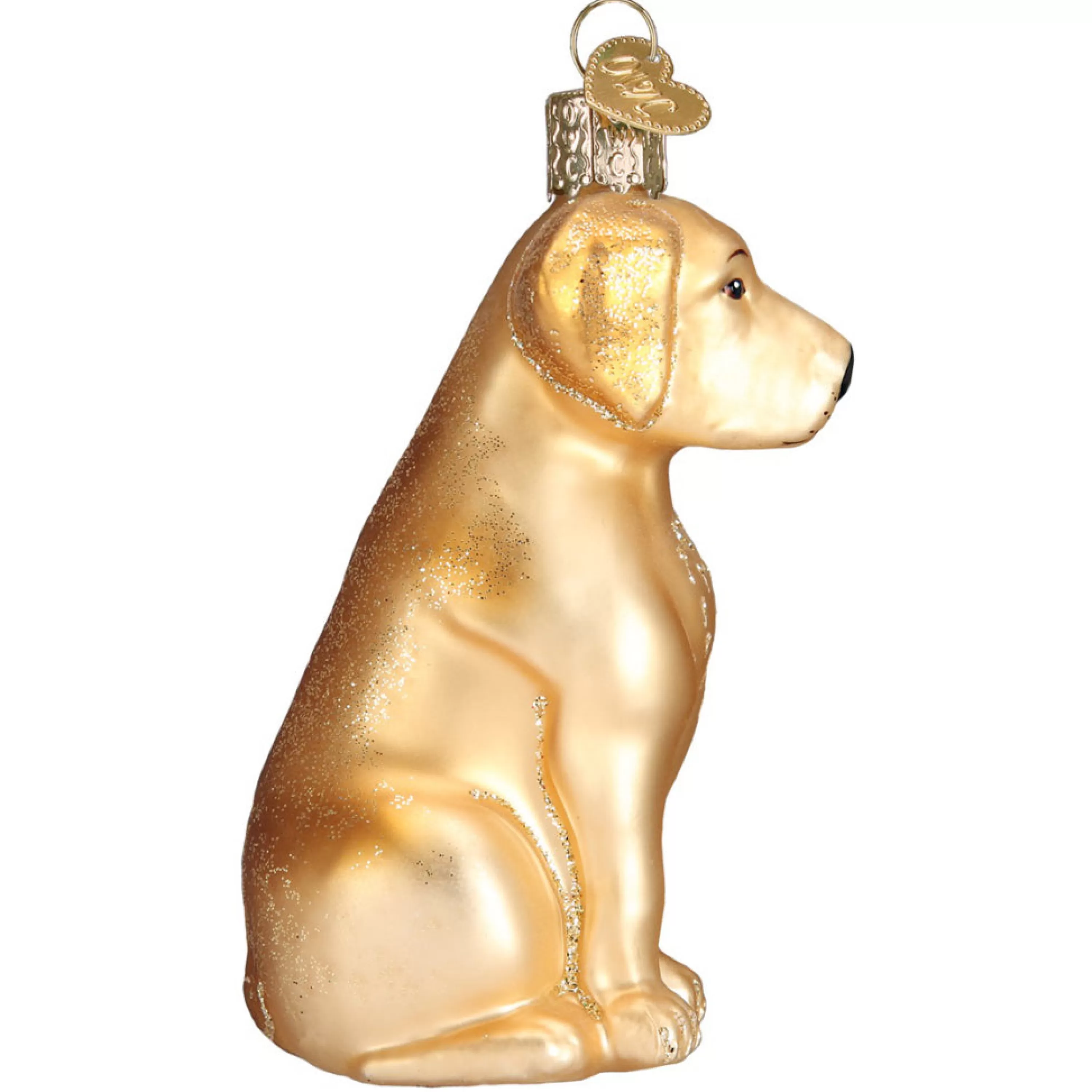 Old World Christmas Yellow Labrador Dog Ornament