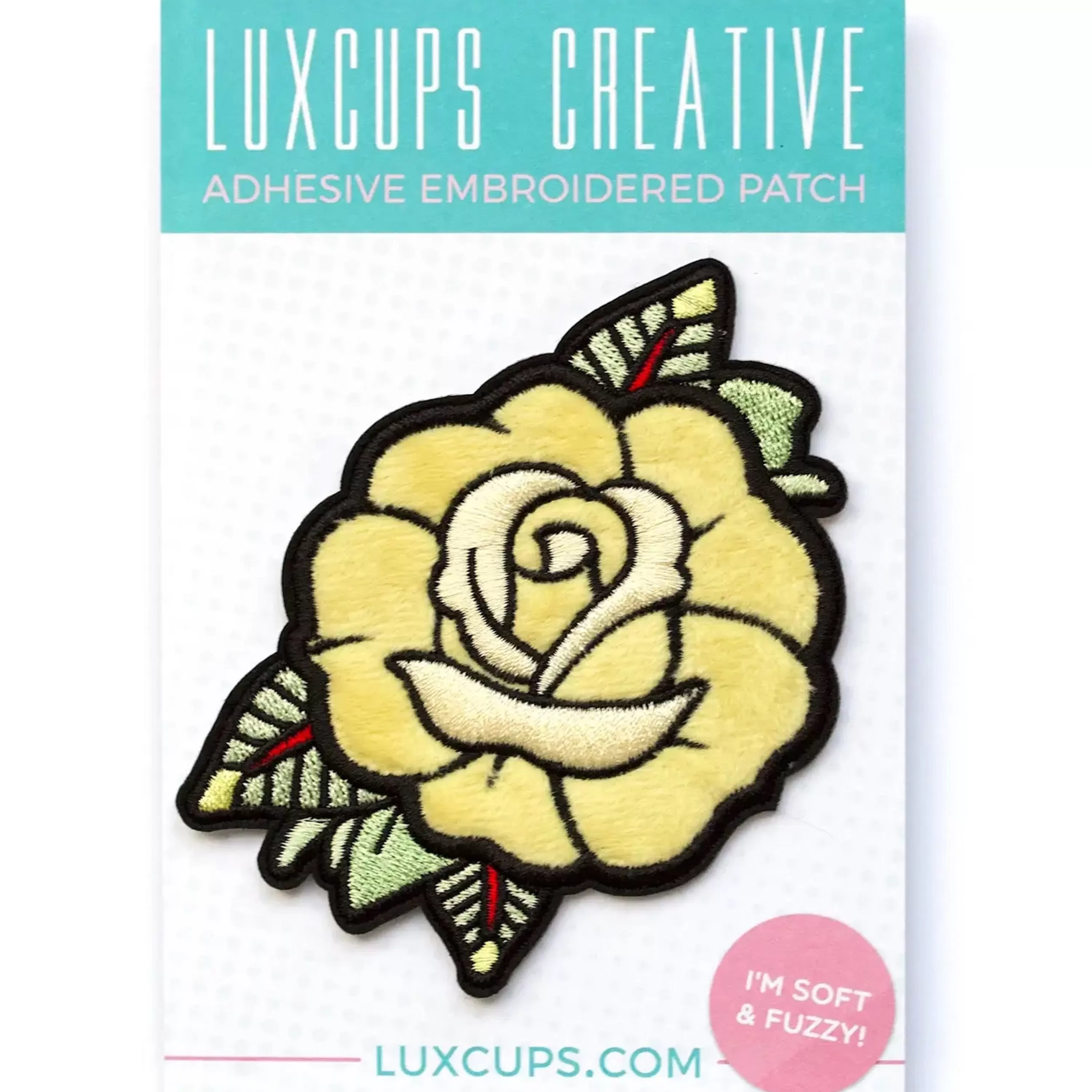 Cheap LuxCups Creative Yellow Rose Patch